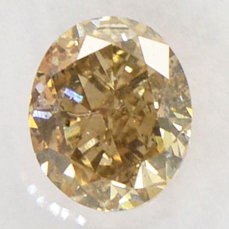 Oval Shape Diamond Fancy Brown 1.10 Carat SI2 IGI Certificate