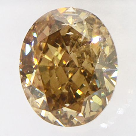 Oval Diamond Fancy Brown 1.10 Carat I1 IGI Certificate
