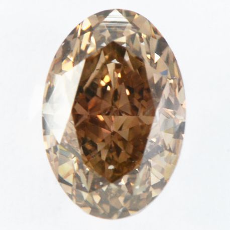 Fancy Brown Oval Cut Diamond IGI Certified 1.26 Carat VS1
