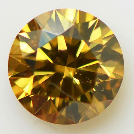 Loose Fancy Champagne Round Diamond One Carat VS2