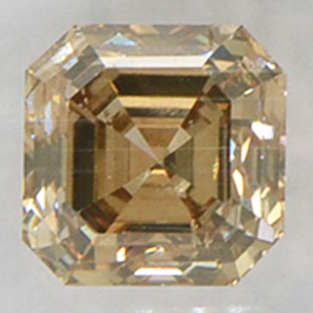 Emerald Cut Diamond Fancy Brown Color 1.01 Carat SI1 IGI Certificate