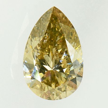 Pear Shape Diamond Fancy Brown Color 1.07 Carat VS2
