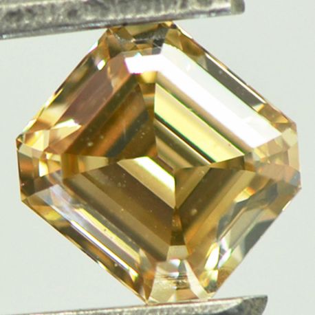 Emerald Cut Diamond Fancy Brown Color 1.08 Carat SI1 GIA Certificate
