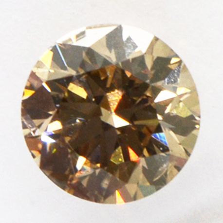 Round Cut Diamond Natural Fancy Brown 1.09 Carat SI2 IGI Certificate