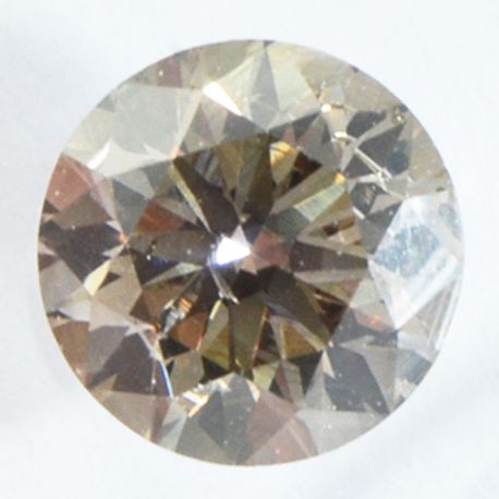 Round Cut Diamond Fancy Greyish Brown 1.06 Carat SI2 IGI Certificate