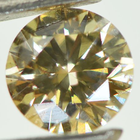 Round Cut Diamond Fancy Champagne 1.30 Carat VS2 Certified