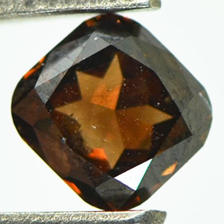 Loose Cushion Diamond Fancy Brown Color SI1 0.92 Carat