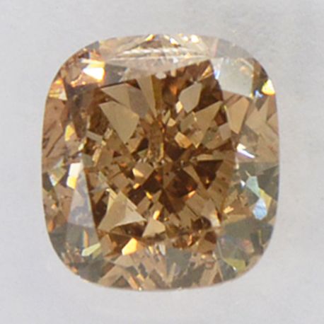 Cushion Cut Diamond Fancy Brown Color 1.06 Carat SI2 IGI Certificate