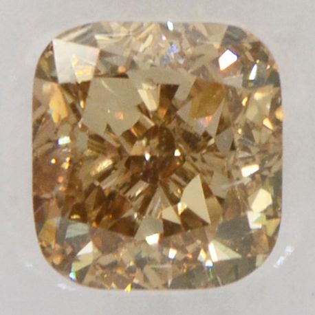 Cushion Cut Diamond Natural Fancy Brown 1.23 Carat SI2 IGI Certificate