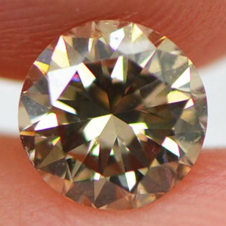 Fancy Champagne Round Diamond 1.00 Carat VS2