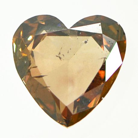 Heart Diamond Natural Fancy Brown 1.31 Carat SI1