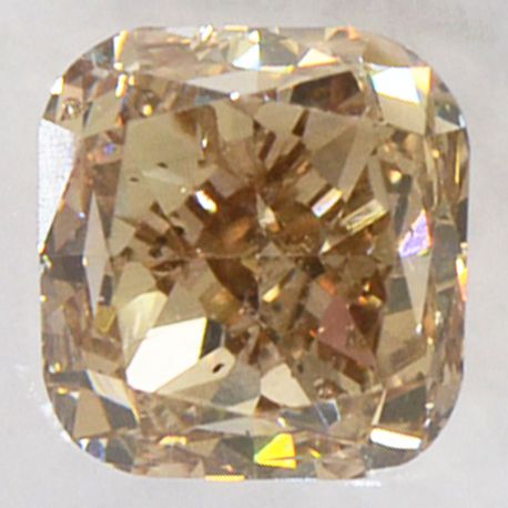 Cushion Cut Diamond Natural Fancy Brown 1.01 Carat SI2 IGI Certificate
