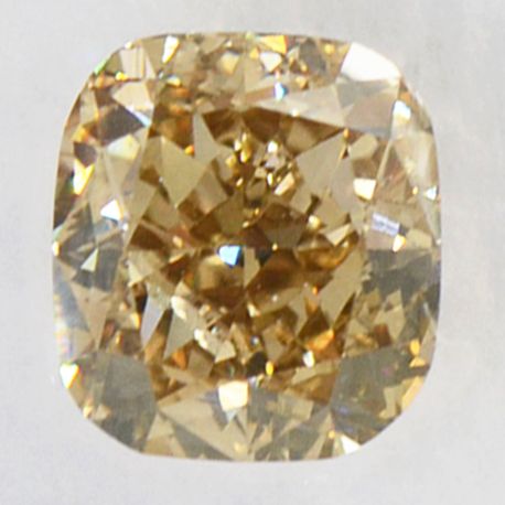 Cushion Cut Diamond Natural Fancy Brown Color 1.02 Carat VS1 IGI Certificate