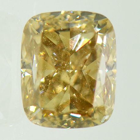 Cushion Cut Diamond Fancy Champagne Color 1.05 Carat VS2