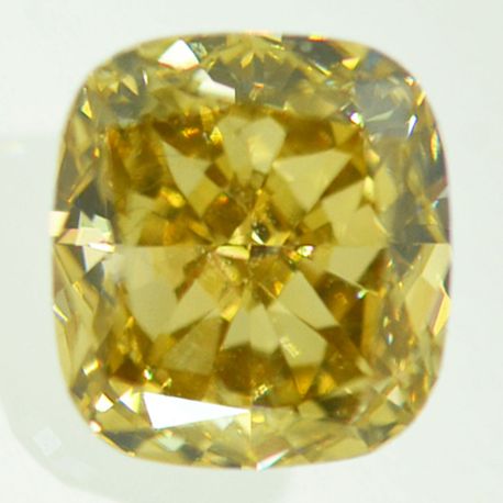 Cushion Cut Diamond Fancy Brown Yellow 1.00 Carat VS1