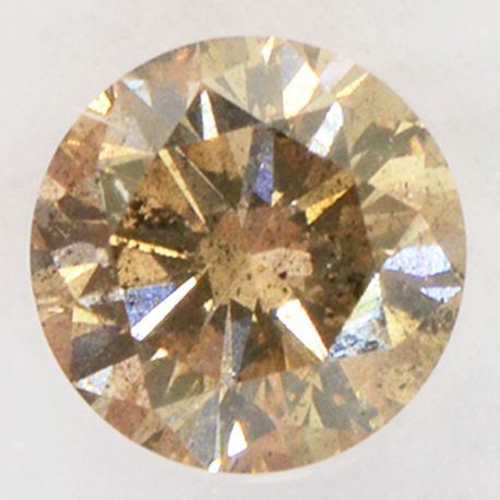 Round Diamond Natural Fancy Brown 0.81 Carat I1 IGI Certificate