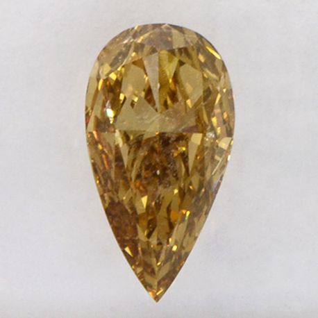 Pear Shape Diamond Fancy Brown 0.83 Carat VS1 IGI Certificate