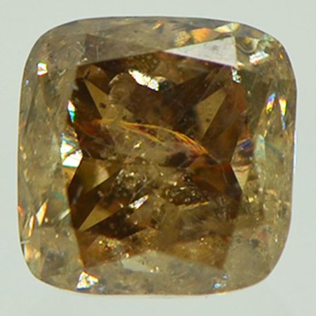 Radiant Diamond Fancy Brown Color I1 Certified 1.34 Carat
