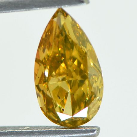 Pear Shape Diamond Fancy Brownish Orange 1.02 Carat VS2