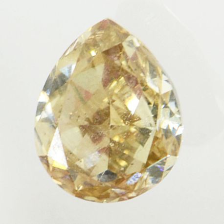 Pear Shape Diamond Fancy Champagne Color 1.02 Carat VS1