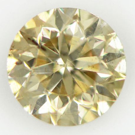 Loose Diamond Round Fancy Champagne 1.02 Carat SI1