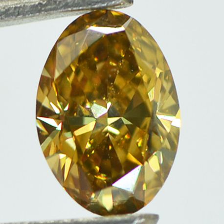 Oval Cut Diamond Fancy Brown 1.02 Carat SI1 GIA Certificate