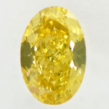 Oval Cut Diamond Fancy Brown-Yellow 0.41 Carat SI1 IGI Certificate