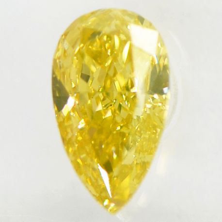 Brownish Yellow Pear Shape Diamond 0.70 Carat SI1 IGI Certificate
