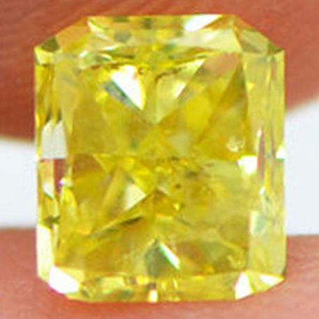 Loose Yellow Radiant Diamond 1 Carat SI1 