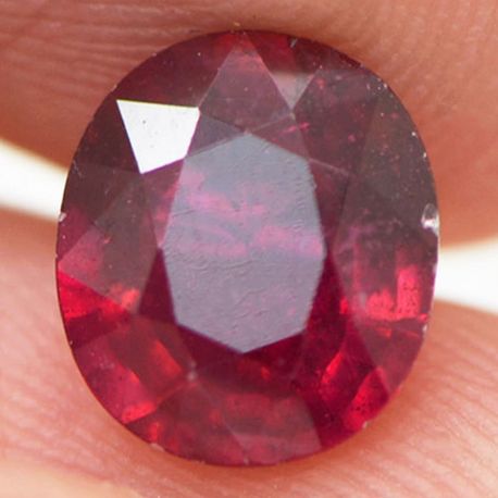 Gemstone Red Ruby Cushion Cut Loose 1.99 Carat 