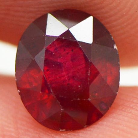 Loose Ruby Gemstone Cushion Cut 1.66 Carat