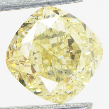 Cushion Cut Diamond Natural Fancy Brownish Yellow GIA Certified 1.51 Carat SI1