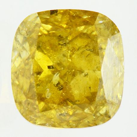 Cushion Cut Diamond Fancy Brownish Yellow 1.50 Carat SI2