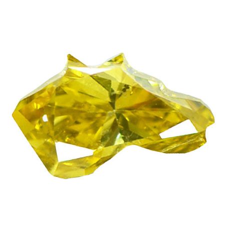 Horse Head Diamond Fancy Yellow Color Loose 1.03 Carat