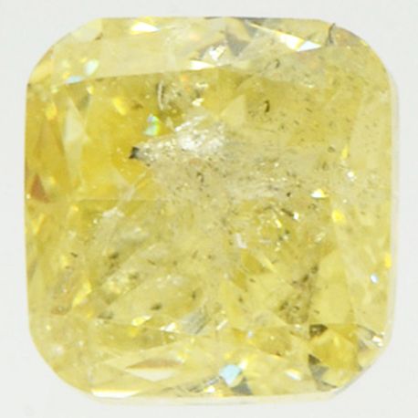 Fancy Yellow Cushion Diamond 0.72 Carat I1