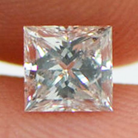 Princess Cut Diamond 0.44 Carat D/SI1