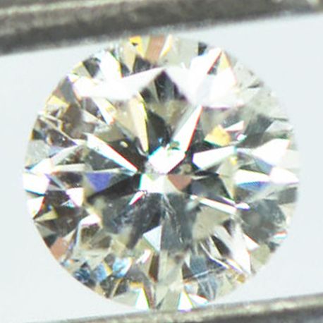 Loose White Polished Diamond Round Shape 0.43 Carat