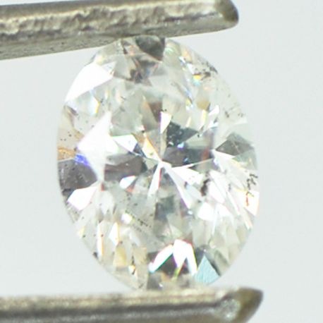 Natural Oval Cut Diamond 0.50 Carat F/SI1