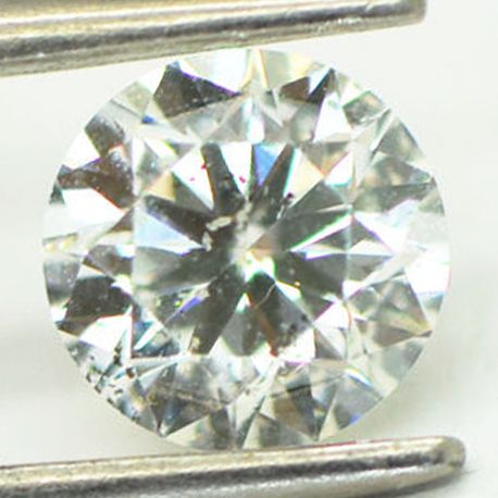 Natural Round Diamond 0.61 Carat F/SI1 