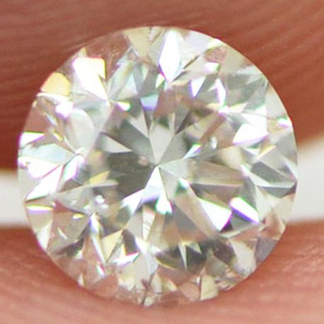 Round Shaped Diamond 0.56 Carat H/SI1 5.05 MM