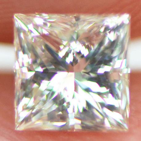 Princess Cut Diamond 0.52 Carat G Color SI1