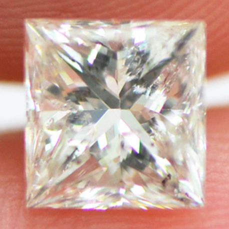 Loose Princess Diamond Natural Enhanced 1.13 Carat G/SI2 5.79X5.52 MM