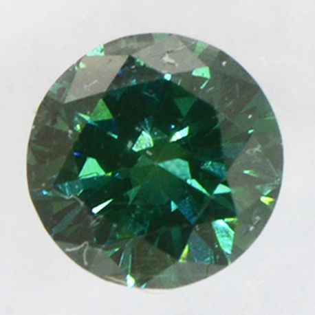 Round Diamond Fancy Green 0.31 Carat SI2 IGI Certificate