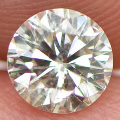 Round Shape Diamond Loose Natural 0.70 Carat I/SI2 Polished Certified Enhanced