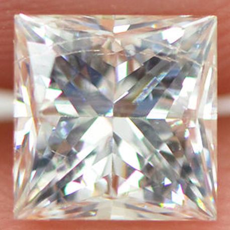 Natural Princess Diamond Loose 0.97 Carat F/SI1 5.19 MM