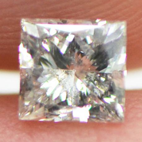 Loose Princess Cut Diamond 0.55 Carat E/SI2 Certified Natural Enhanced For Ring
