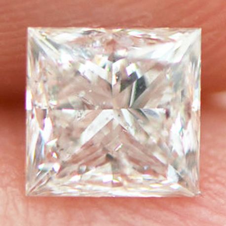 Princess Cut Diamond Natural 0.50 Carat D/SI2
