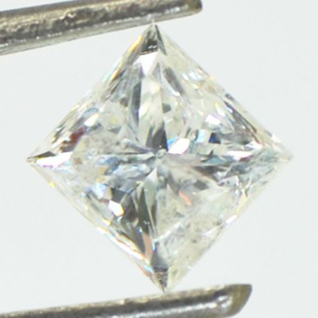 Princess Shape Natural Diamond Loose F/SI3 0.90 Carat