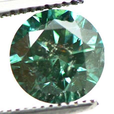 Loose Fancy Green Round Diamond 2.04 Carat SI2