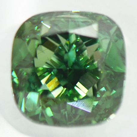 Cushion Diamond Fancy Green VS1 IGI Certified 1.75 Carat